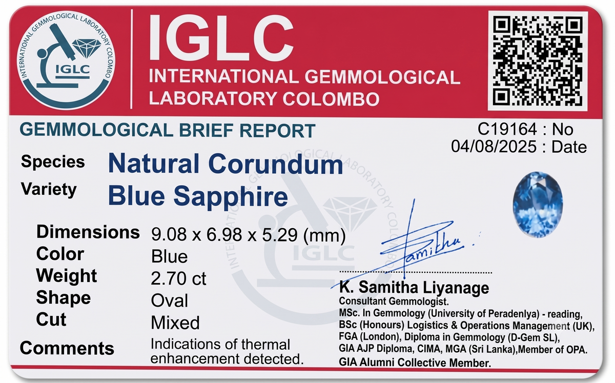 Blue Sapphire - Gemcy Gems