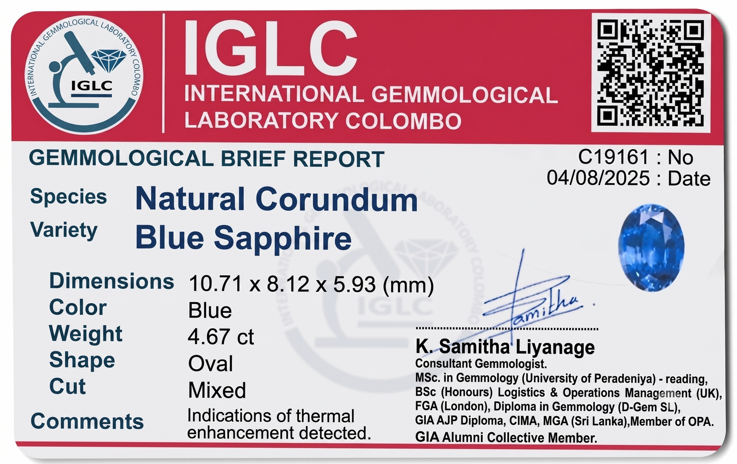 Blue Sapphire